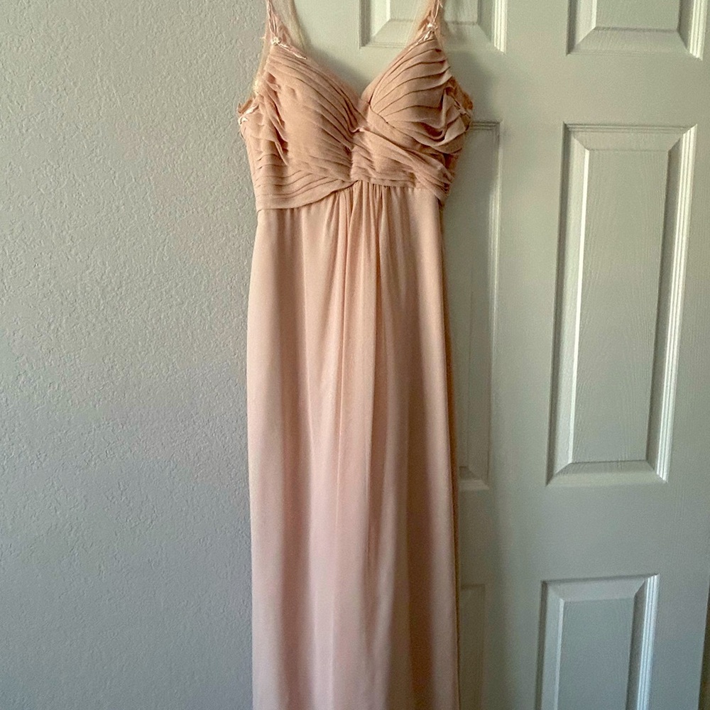 Pink bridesmaid dress